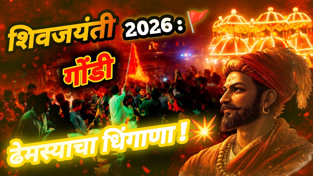 शिव जयंती उत्सव 2026 🚩| गोंडी जामगडी आणि ढेमस्याचा जबरदस्त माहौल 💯| Gondi Dhemsa 2026 Gondi jamgadi 