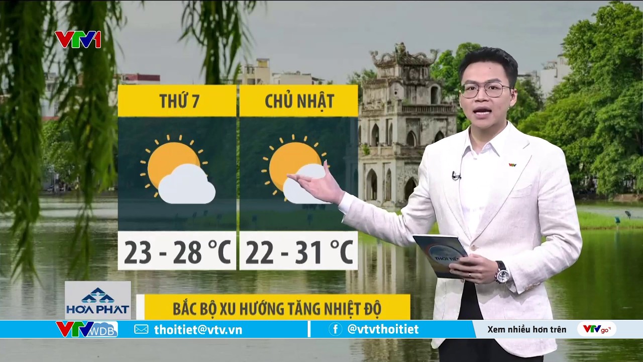 Dự báo thời tiết 6h15 - 28/02/2026 | Bắc Bộ xu hướng tăng nhiệt độ | VTVWDB