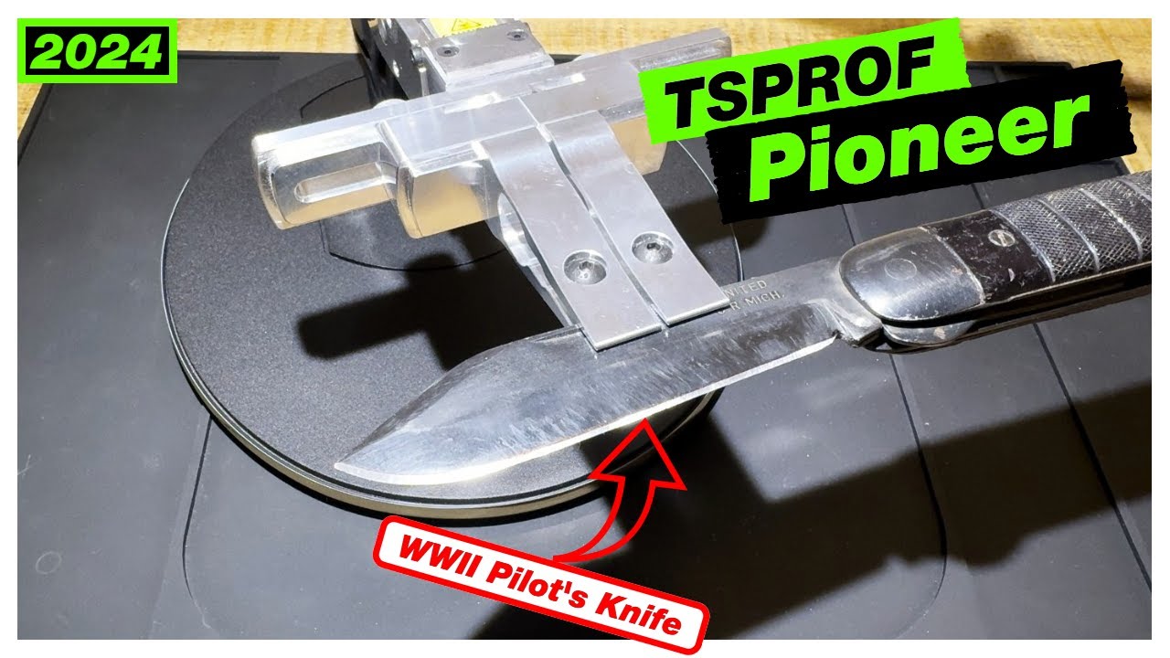 TSPROF Pioneer Sharpener: WWII Pilot Knife Restoration