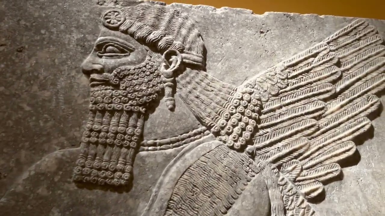 Apkallu wall reliefs from Palace of Nimrud, Iraq (Brooklyn Museum of Art)