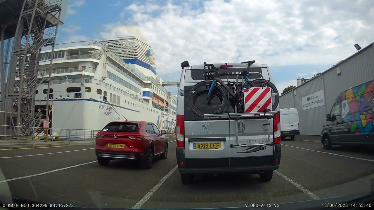 Brittany Ferries Plymouth - from ferry to Plymouth City Centre in real time