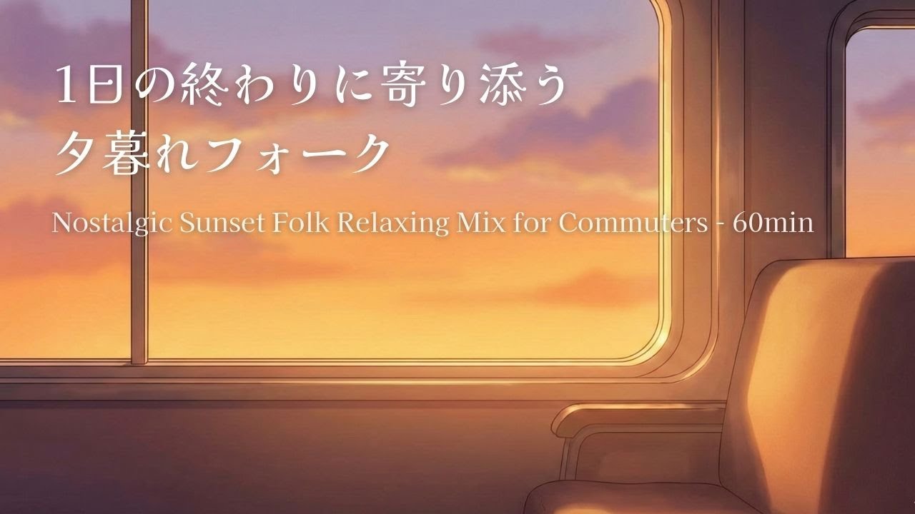 Nostalgic Sunset Folk 🌅 Relaxing Mix for Commuters | 1日の終わりに寄り添う夕暮れフォーク