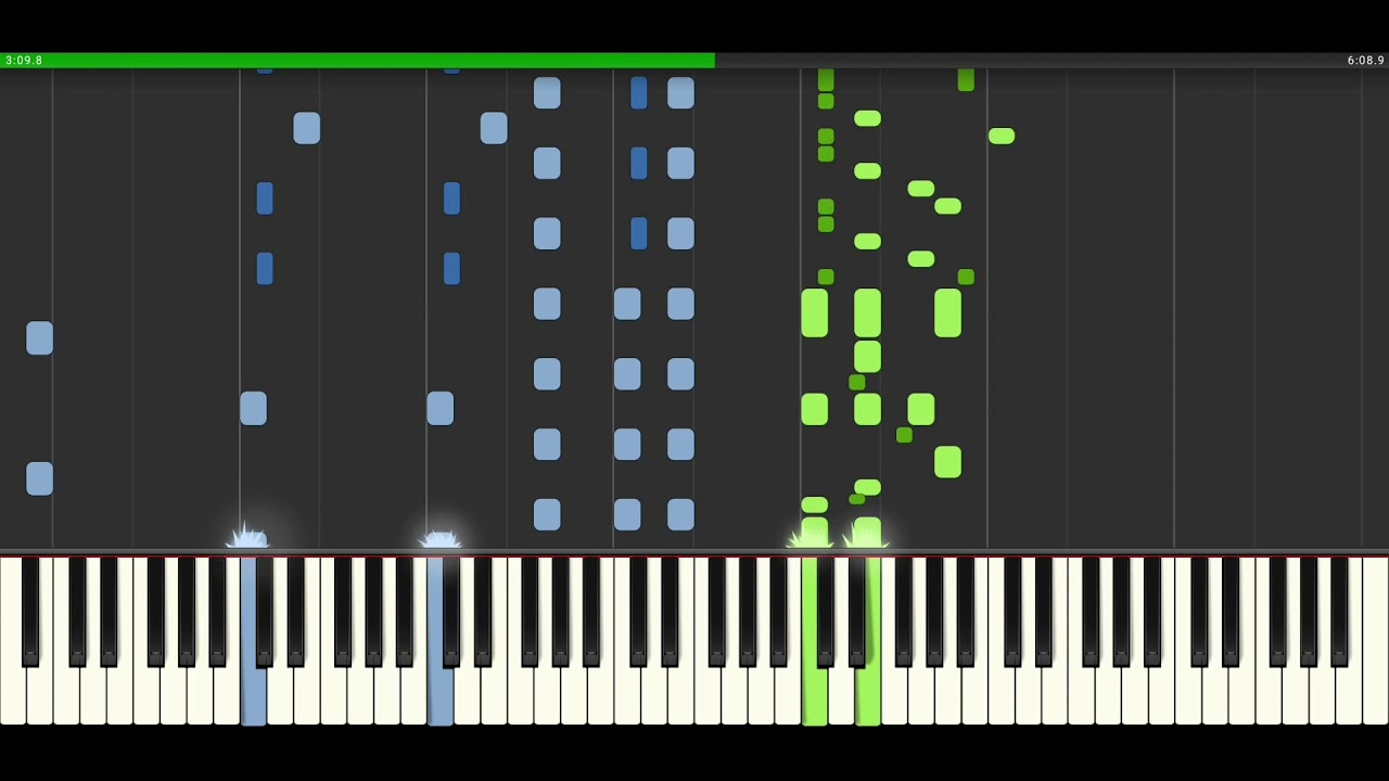 [Synthesia] Snow Mountain Theme (スーパーマリオ64) sight-read by Tom Brier: What he really played