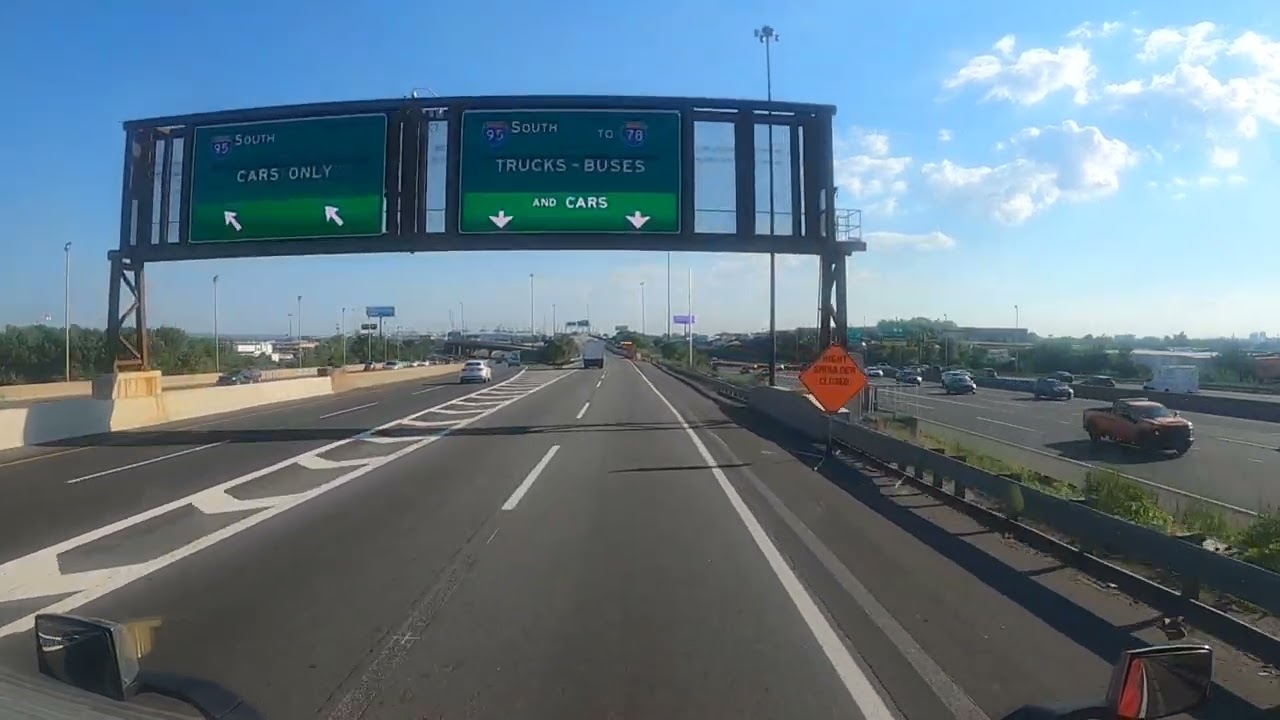 [4k] New Jersey Turnpike , the Garden State