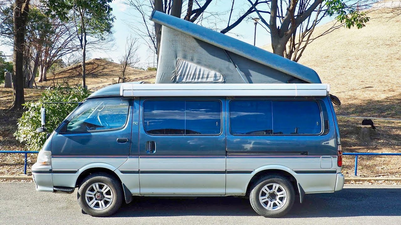 Обзор покупки на японском аукционе Toyota Hiace Camper Pop-top Diesel 4WD 1994 года (импорт из США)