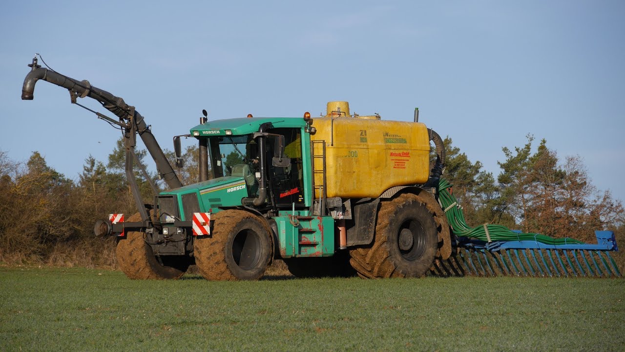Horsch AT 300 / Fendt 724 / John Deere 6150R | Gülle fahren 2018
