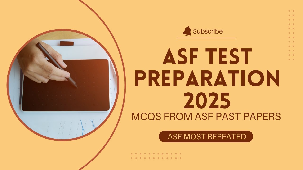 ASF Written Test 2025 | Important General Knowledge MCQs for ASF | Exam Preparation