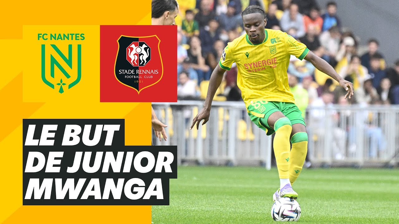 ⚽ Le but de Junior Mwanga face au Stade Rennais