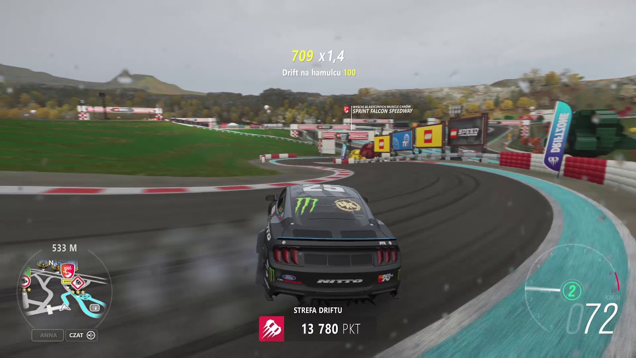 Forza Horizon 4 - Falcon S-bends drift zone top 500