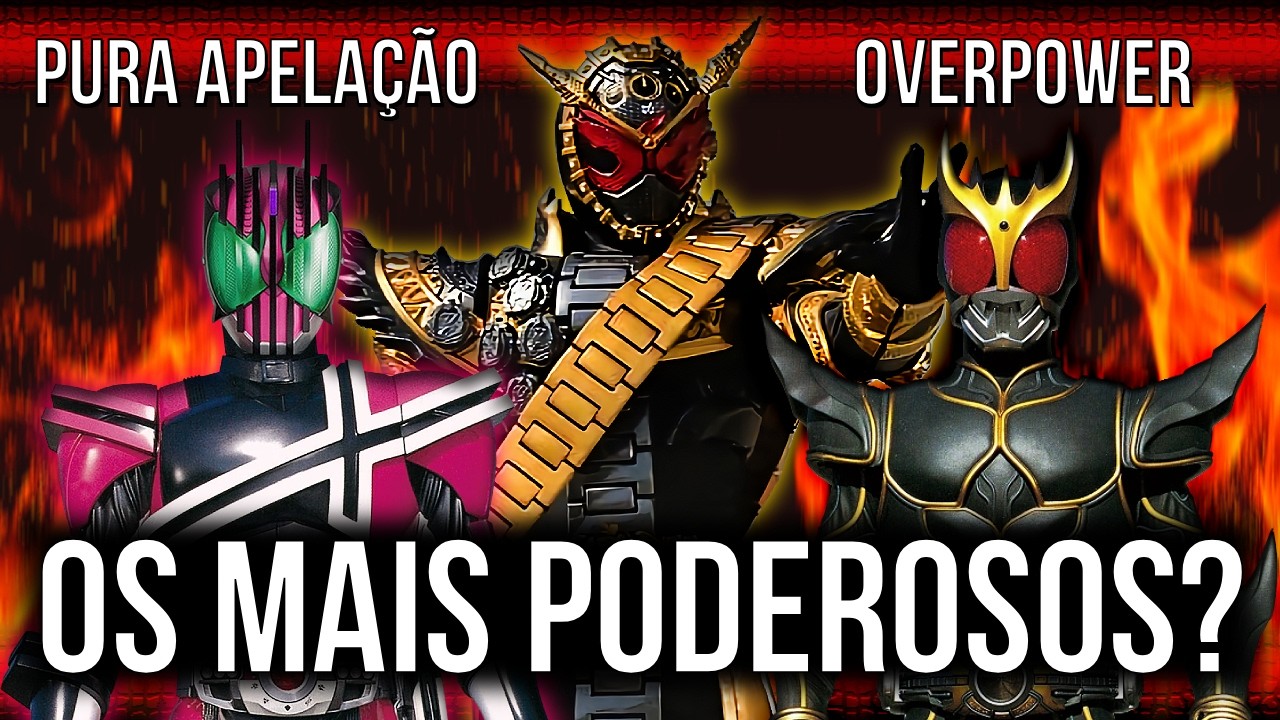 As Transformações Mais Poderosas de Kamen Rider.