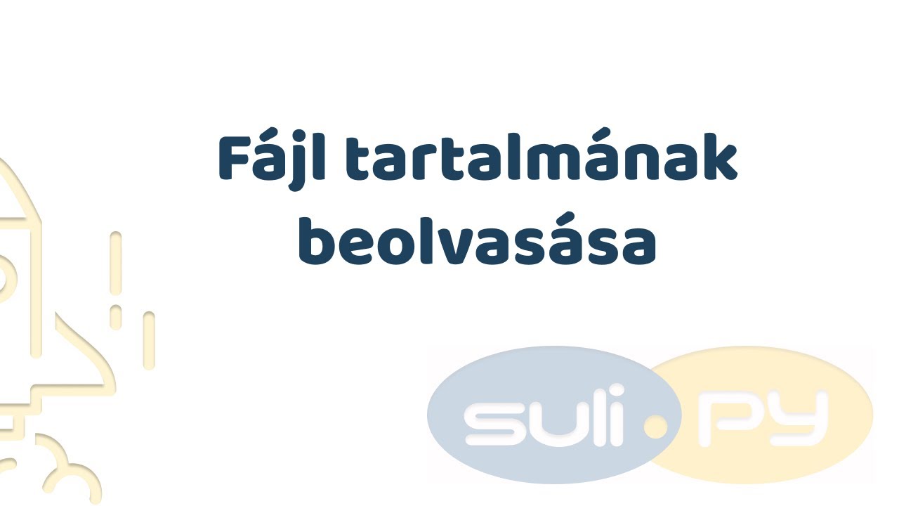 11.1 Fájl tartalmának beolvasása | Fájlkezelés Python nyelven