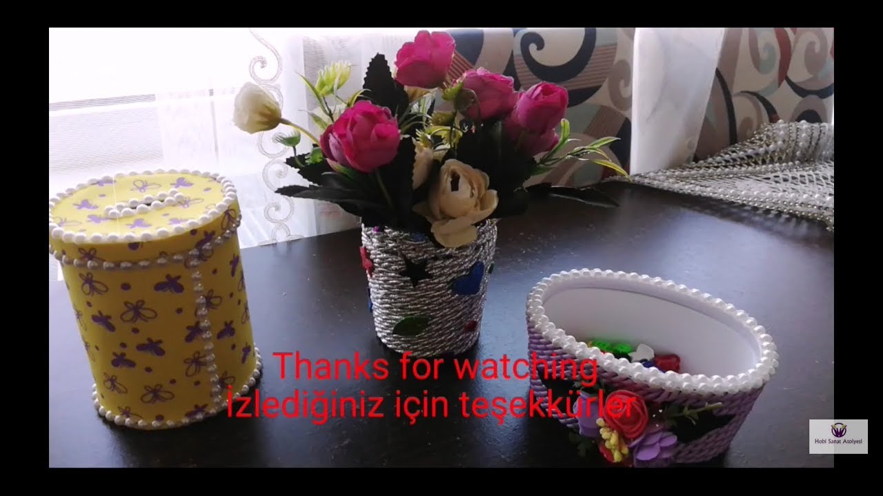 DIY Kendin yap 3 adet geri dönüşüm fikri - Do yourself 3 pieces of recycling idea