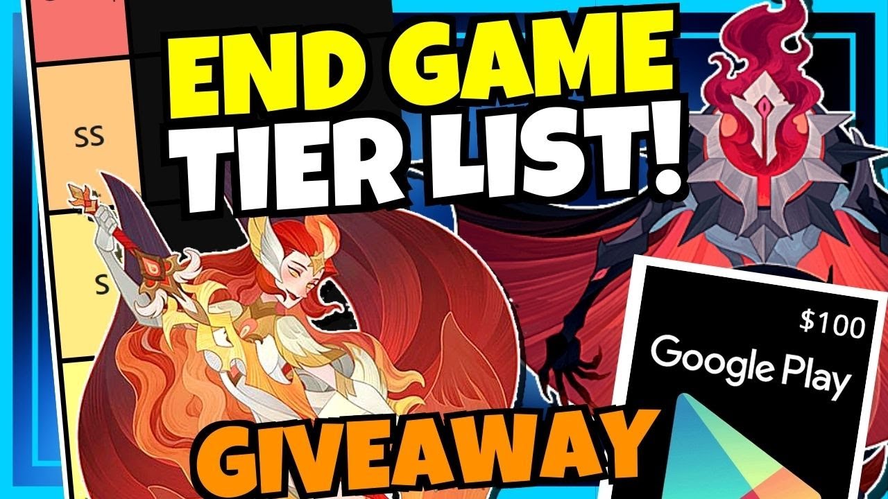 END GAME TIER LIST & GIVEAWAY!!! [AFK ARENA]