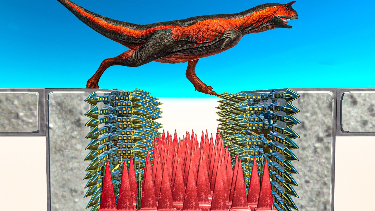 DEADLY SPIKES  Who Can Not Fall? ► Animal Revolt Battle Simulator