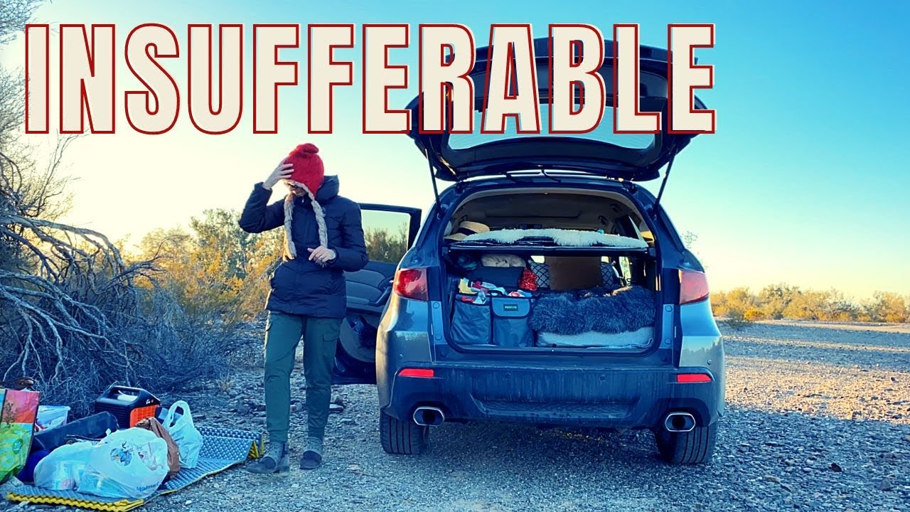 My Car Camping Setup for Quartzsite is a Disaster 😭 [Let's Fix It]