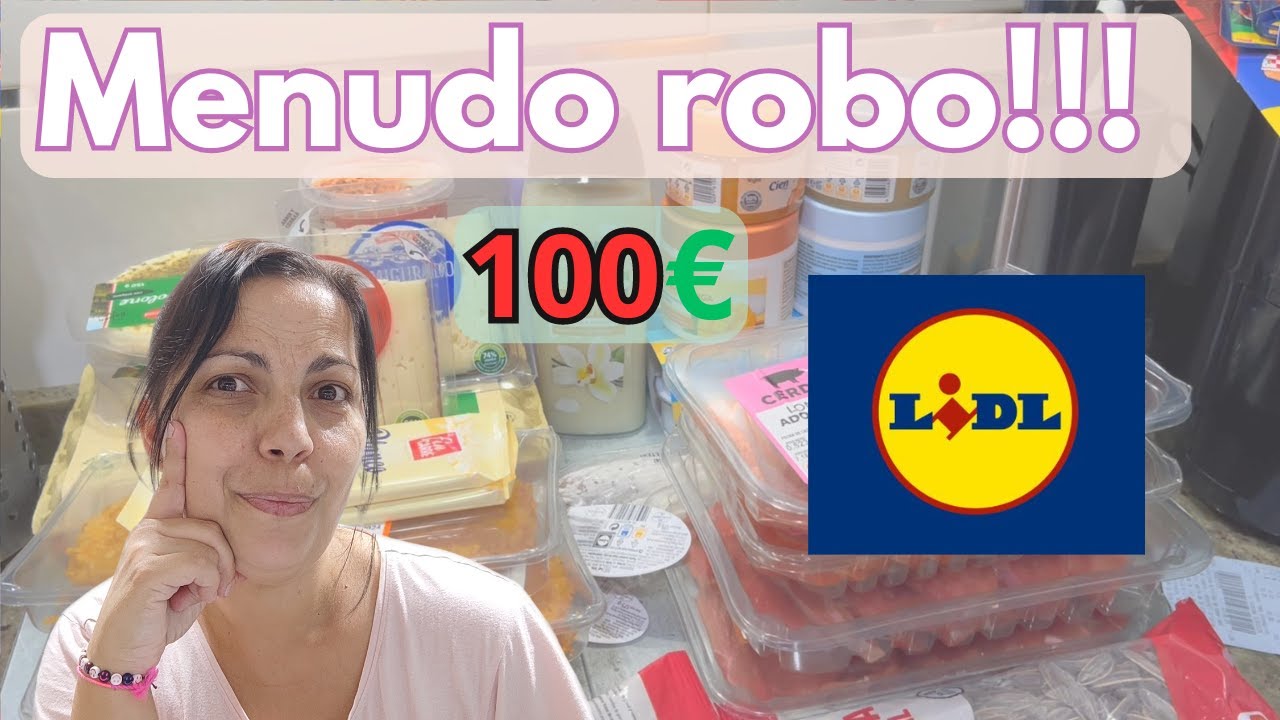🛒Compra en LIDL + 100€ ESTO!!! Que MERCADONA es CARO??😯😯