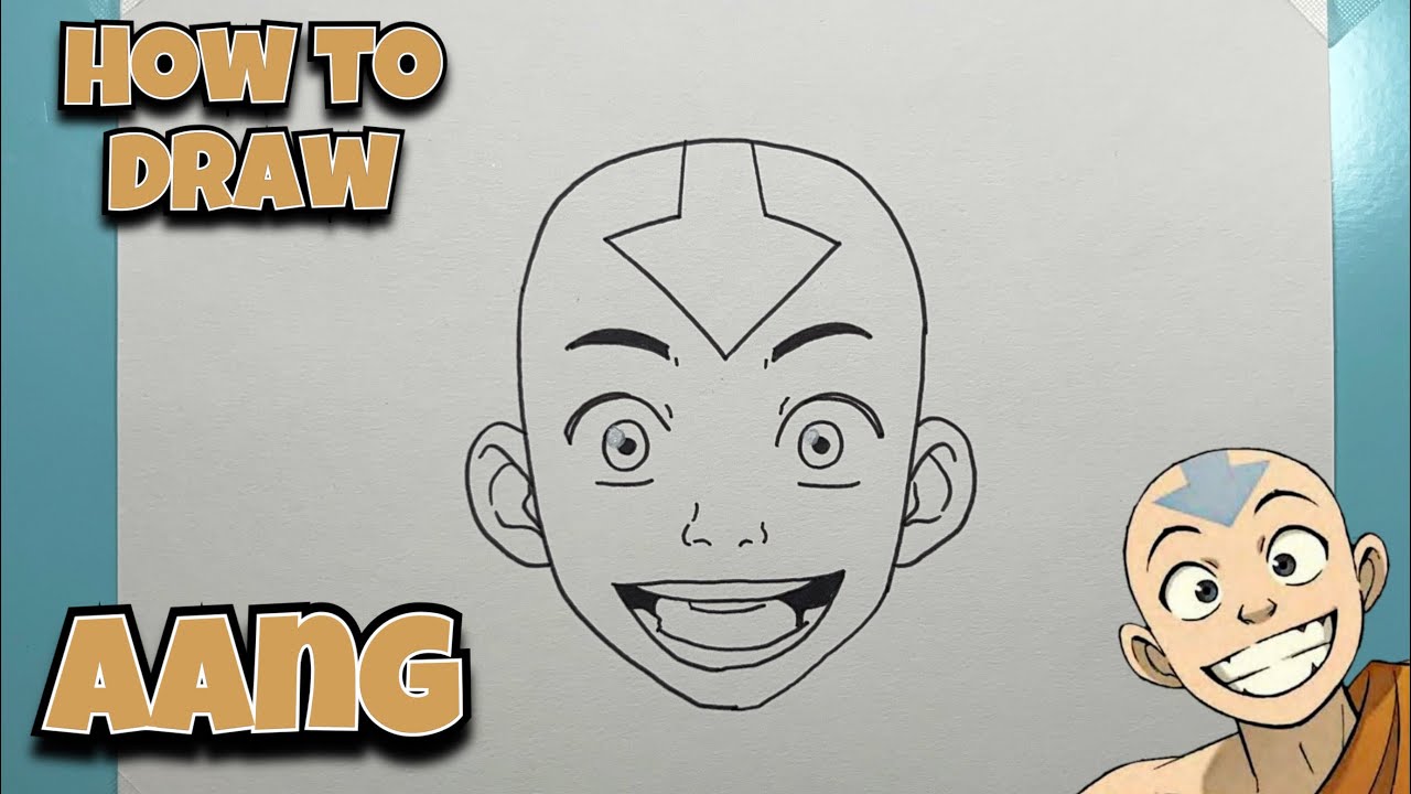 How To Draw Aang For Beginners | Avatar: The Last Airbender #avatarthelastairbender