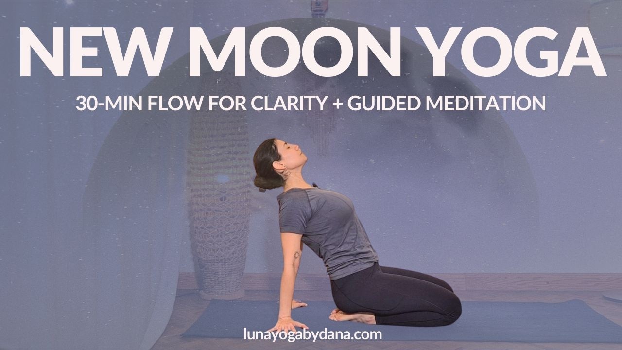 New Moon Yoga in Aquarius: 30 Min Flow for Clarity, Intuition & New Perspectives