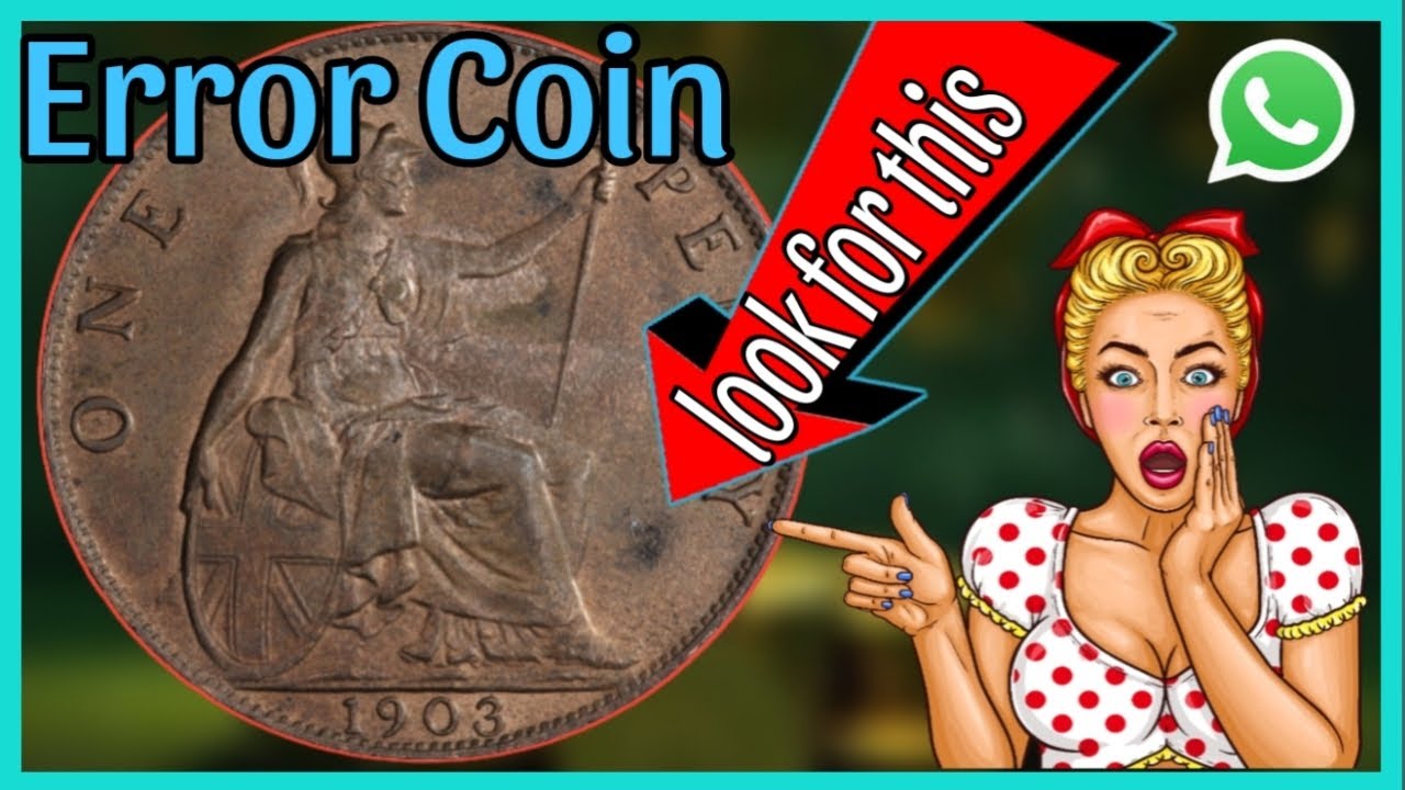 🔴UK One penny Great Britain, (1903) Coin Most valuable Coin worth up to million dollars