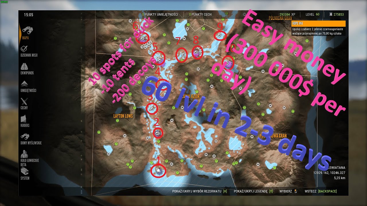 TheHunter Call of the Wild | Best ducks spots | Easy way to gain Money and exp | 60lvl in 2-3 days