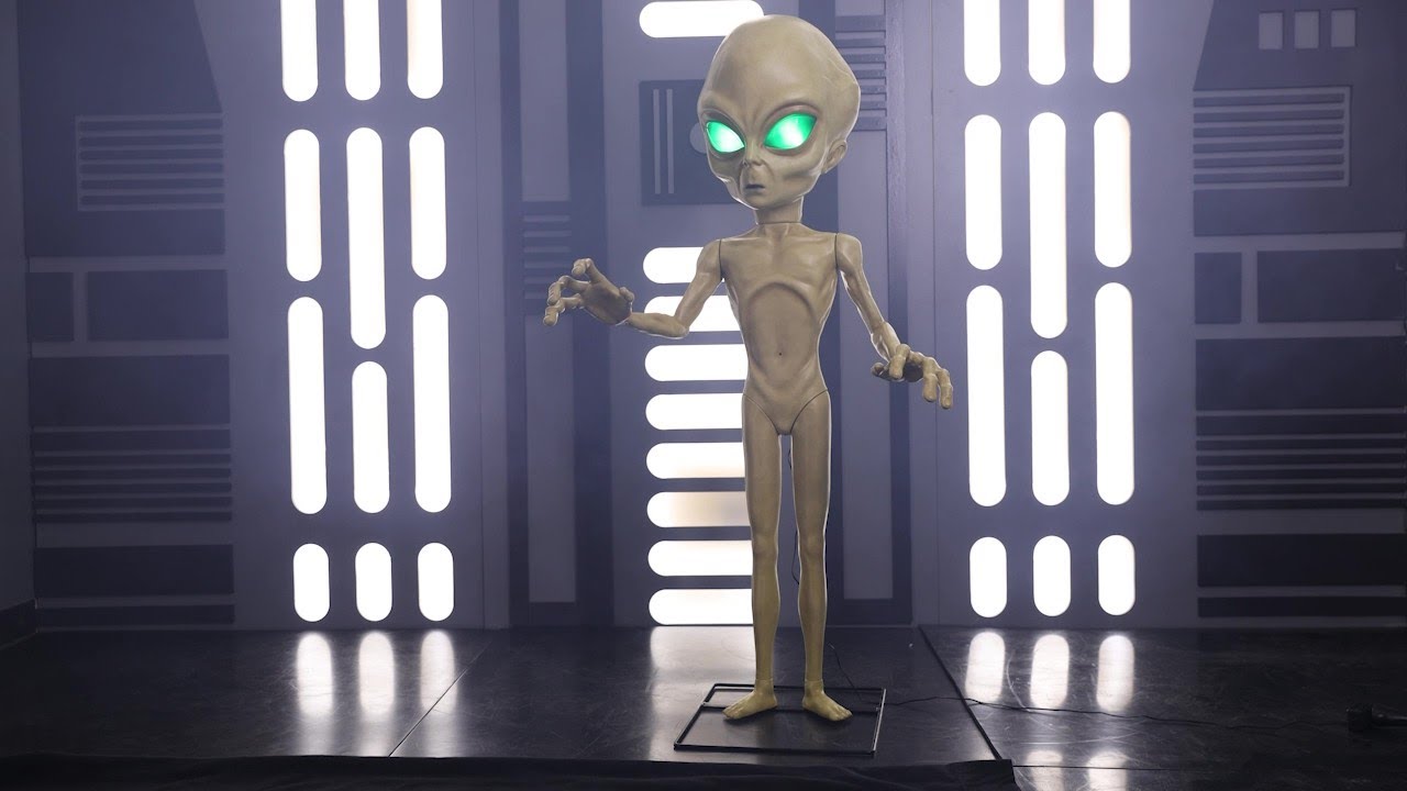 4.5-Ft Animatronic Area 51 Roswell Alien 👽🛸