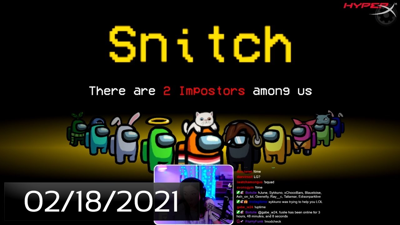 [02/18/2021] let's goooo more modded among us :DD with janet, geenelly, sykkuno, taliamar, ...