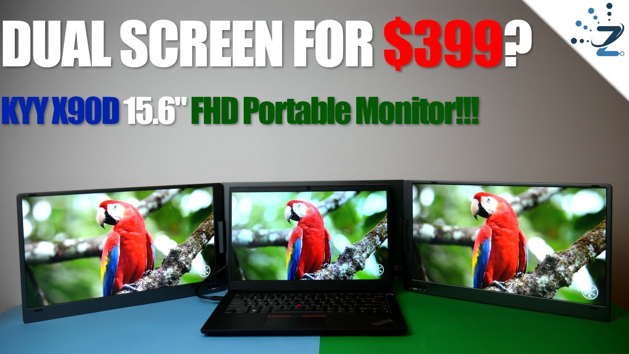 Triple Screens for $399? 🔥KYY X90D Dual Portable Monitor 15.6