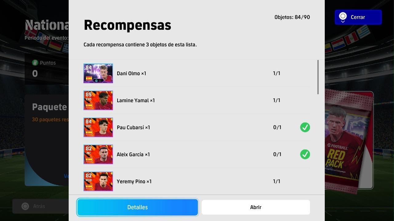 eFootball_2026 - CUIDADO CAMPAÑA NUEVA. USEN TODO PARA OLMO Y UNA VEZ OBTENIDO REPARTAN APERTURAS