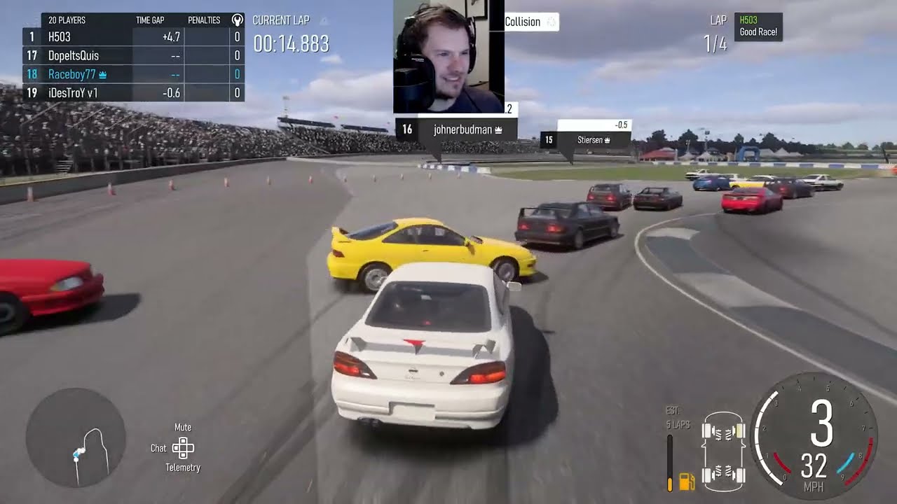STARTING LAST: STOCK S15 in D Class Multiplayer! No Upgrades, No Tune! (Forza Motorsport)