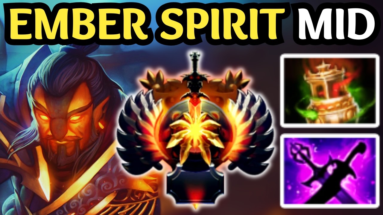 🔥 IMMORTAL EMBER SPIRIT MID — MOBILITY & DAMAGE DOMINATION | DOTA 2 🔥