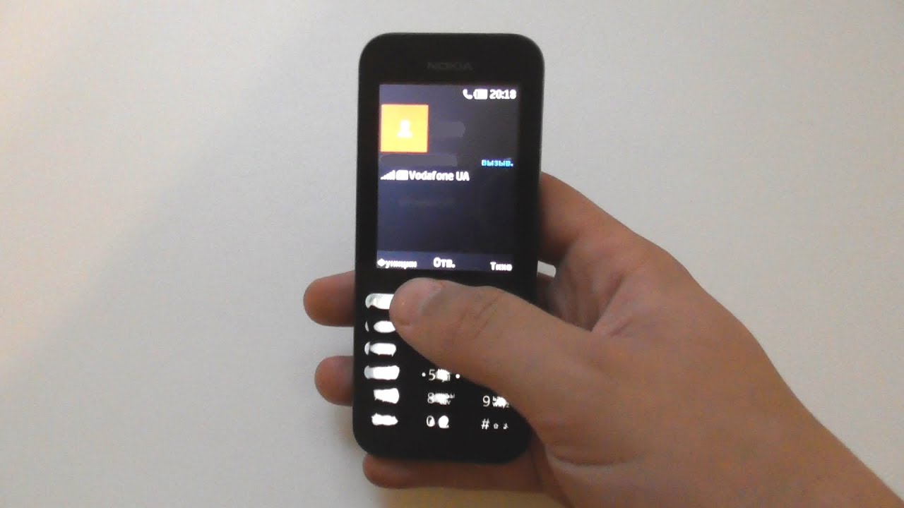 Nokia 215 - Incoming call