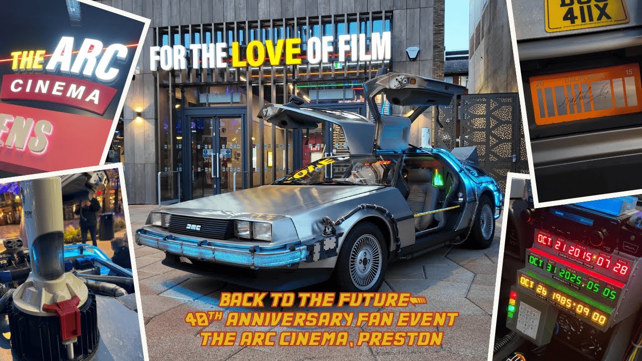 Great Scott! Incredible DeLorean at Back to the Future 40th Event in Preston