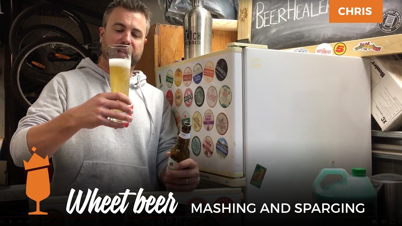 Chris, the Beer Healer - Wheat beers, mashing and sparging