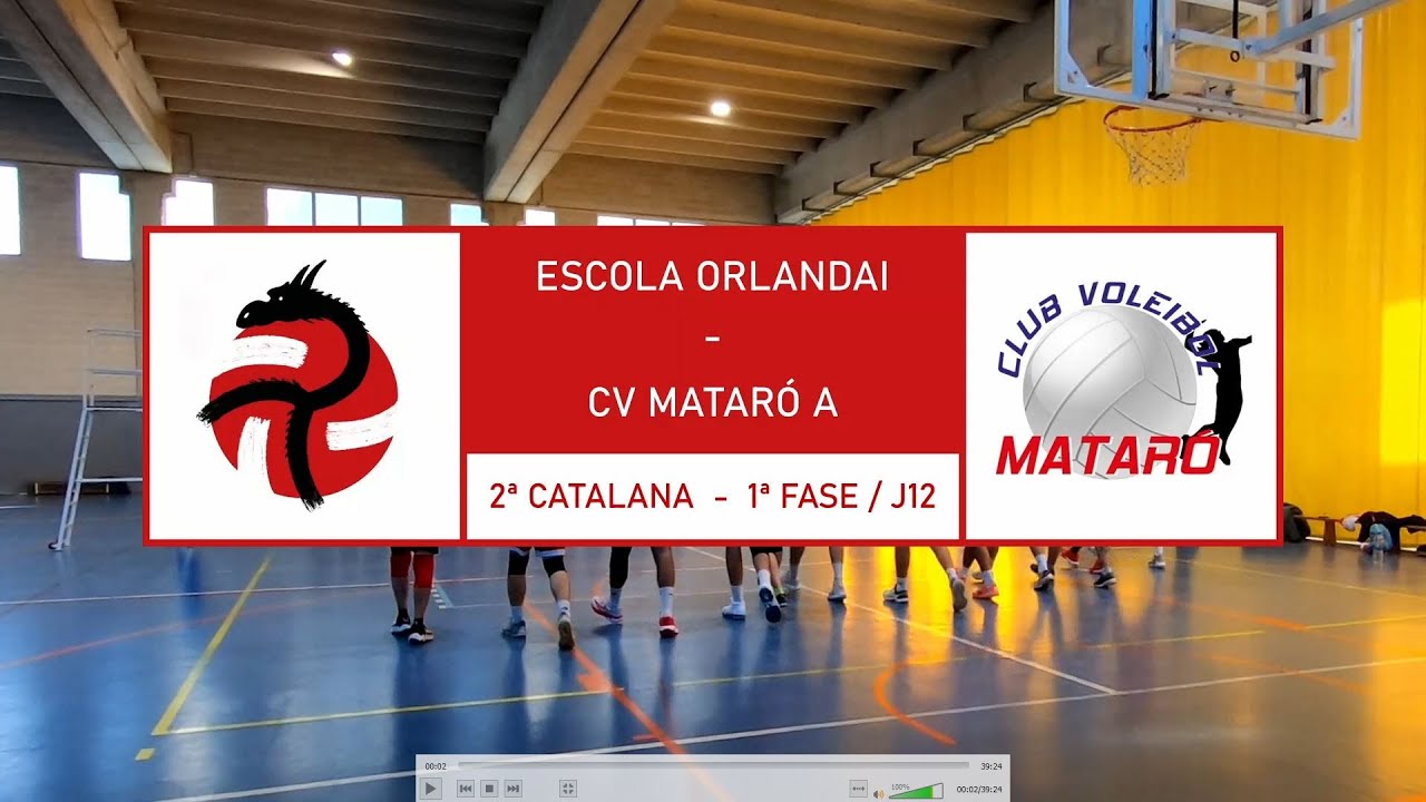 Escola Orlandai vs CV Mataró A - 2ª CAT 24-25 - 1ª Fase / J12