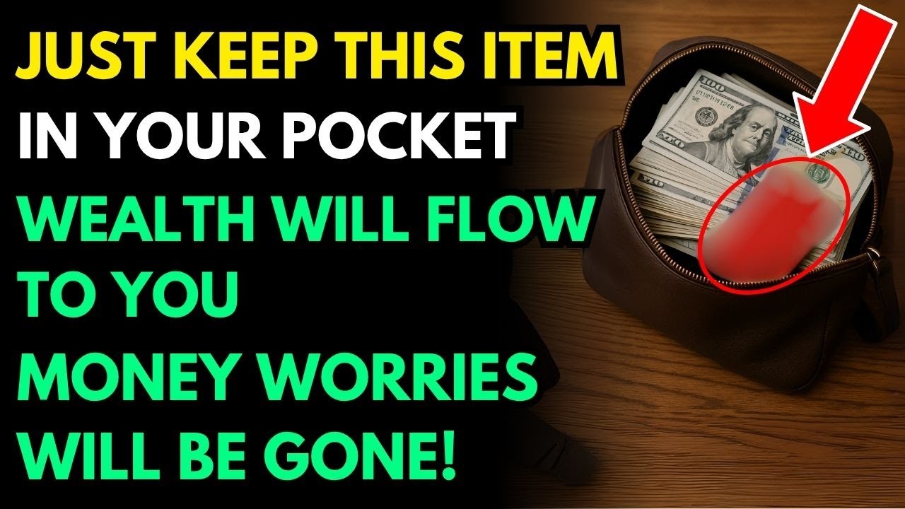 Keep This Item in Your Pocket – Debts Disappear, Wealth Pours In, Unstoppable Riches!