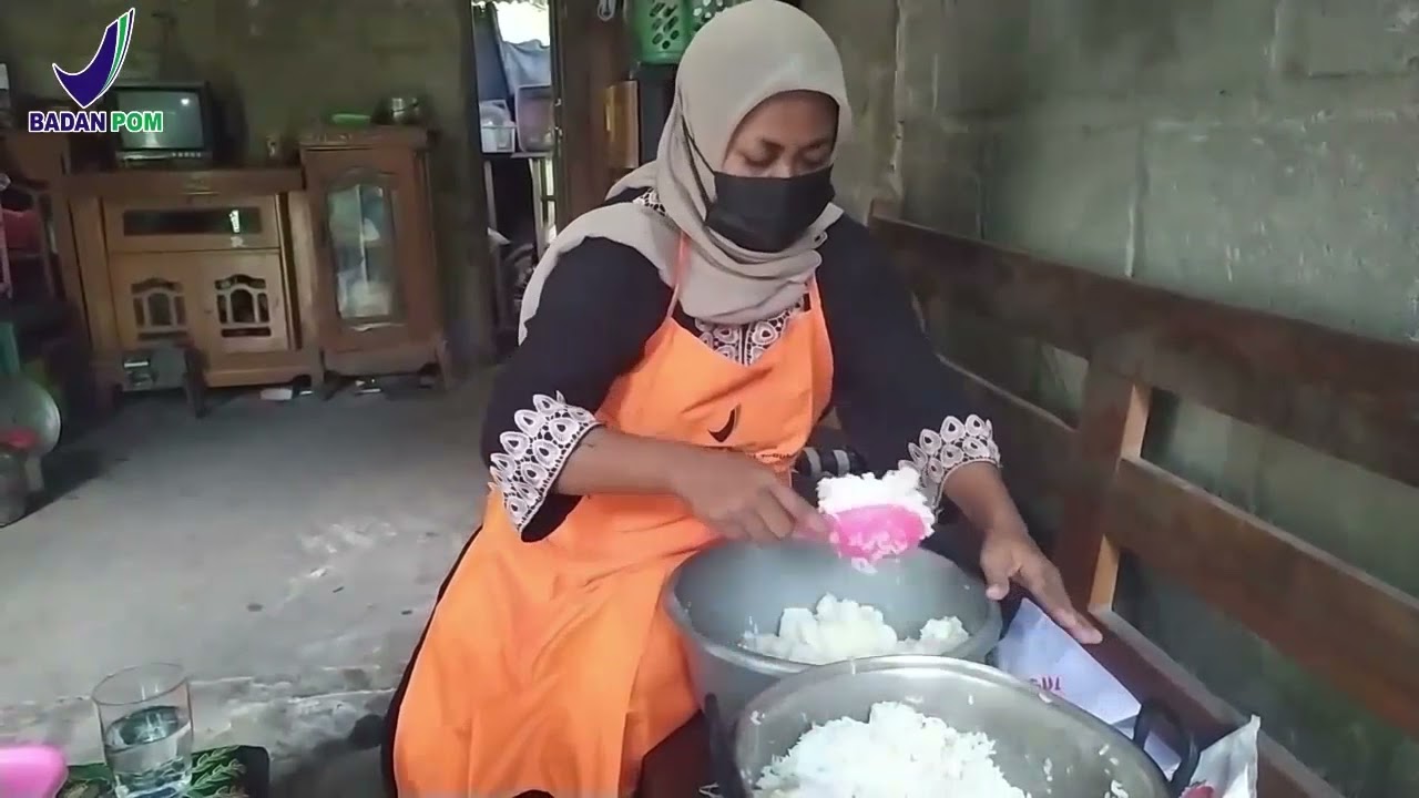 Pembuatan Puli (Gendar Basah)Tanpa Boraks/ Bleng-BBPOM di Yogyakarta