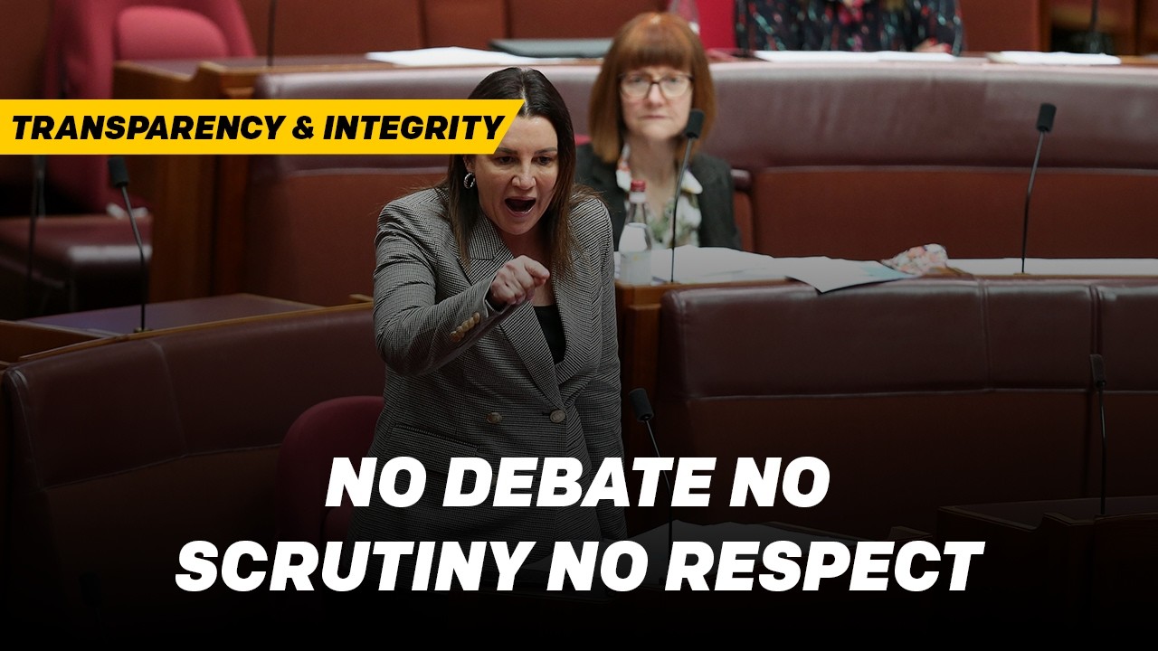 Senator Jacqui Lambie Slams Government Over 'Mother of All Guillotines' on Legislation!