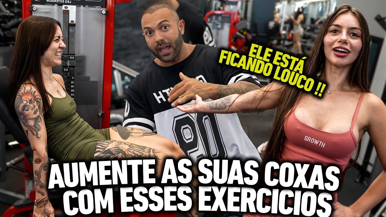 AUMENTE AS SUAS COXAS DE UMA VEZ POR TODAS COM ESSES EXERCÍCIOS !!!