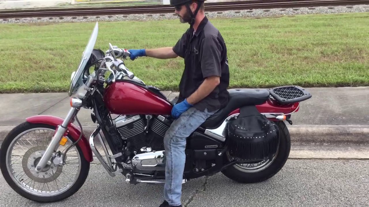 2004 Kawasaki Vulcan VN800A (red) 2461 Fallen Cycles
