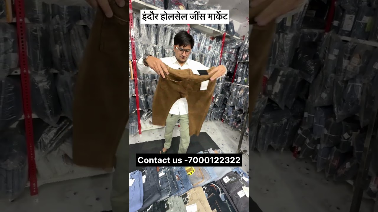 indore wholesale Jean's market #shorts