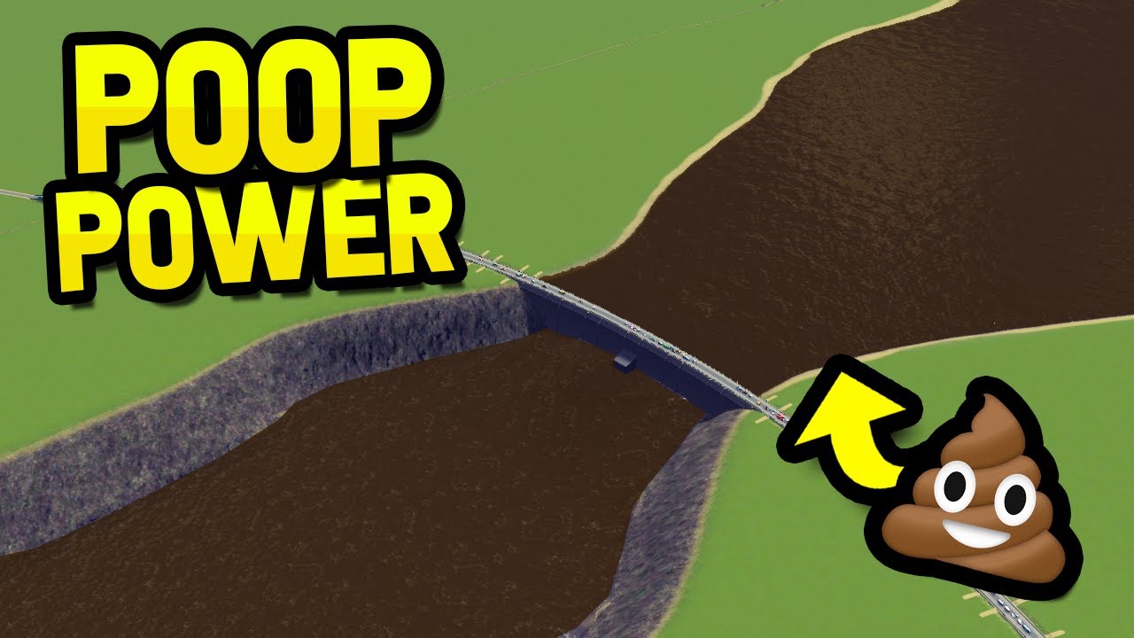 TURNING POOP WATER INTO POWER in CITIES SKYLINES