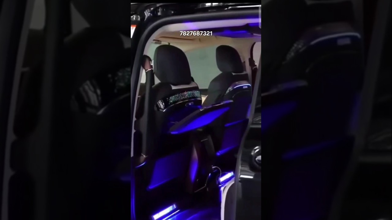 Car Automatic Food Tray With Ambient Light