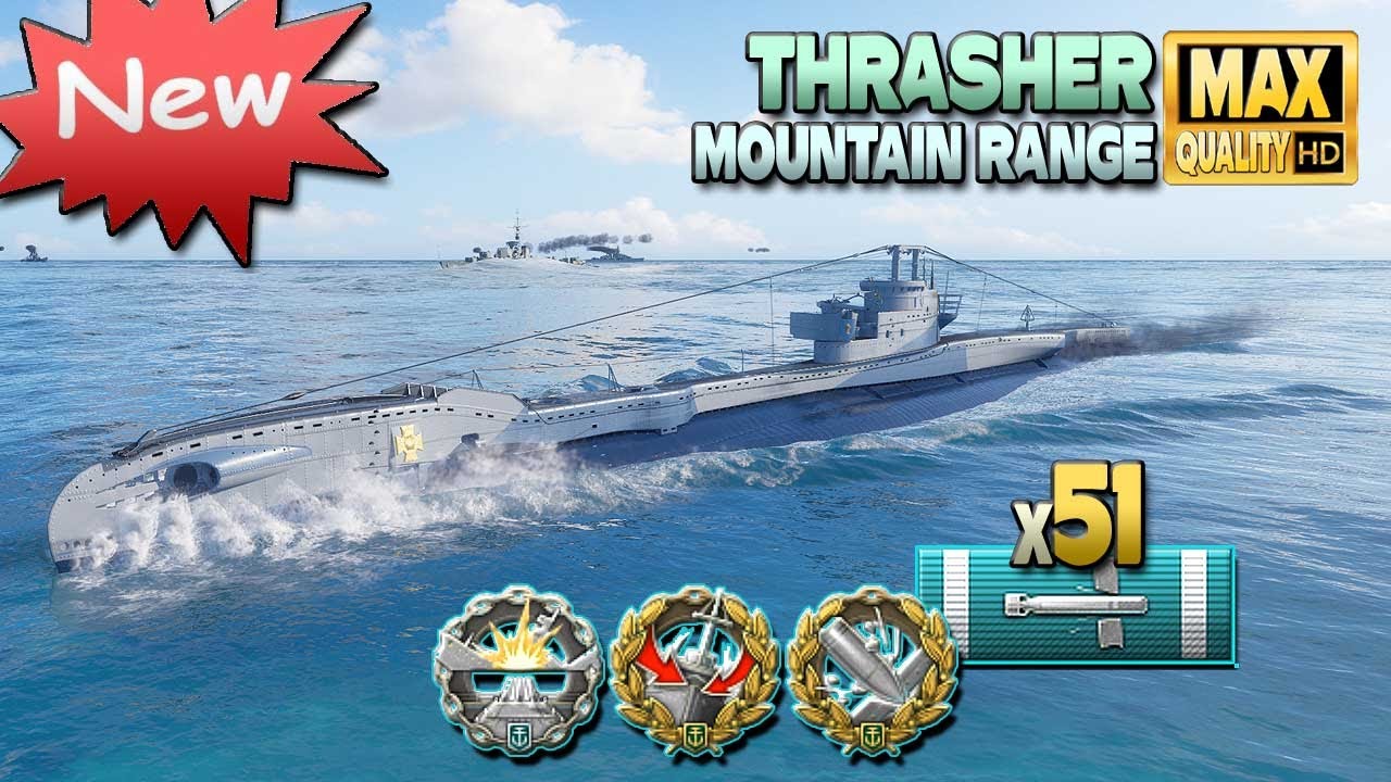 НОВИНКА: подводная лодка Thrasher в гонке вооружений - World of Warships