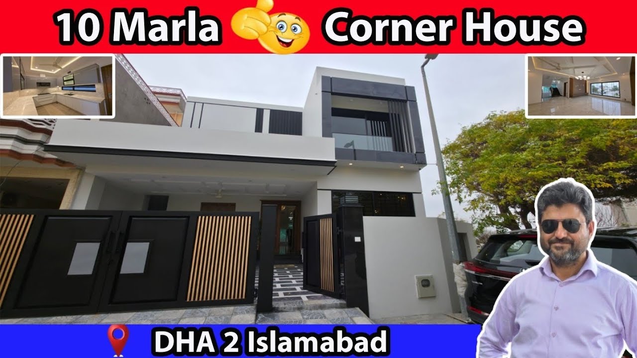 10 Marla Corner House With Modern Design For Sale In DHA 2 Islamabad 