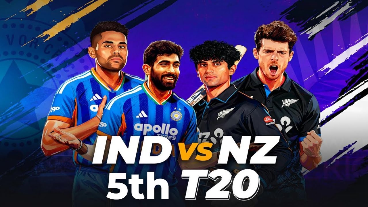 🔴Live: India vs New Zealand 5th T20 Match Live | IND vs NZ Live Match | Live Cricket Match Today