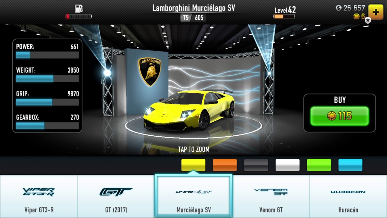 CSR Racing Tier 5 All Cars