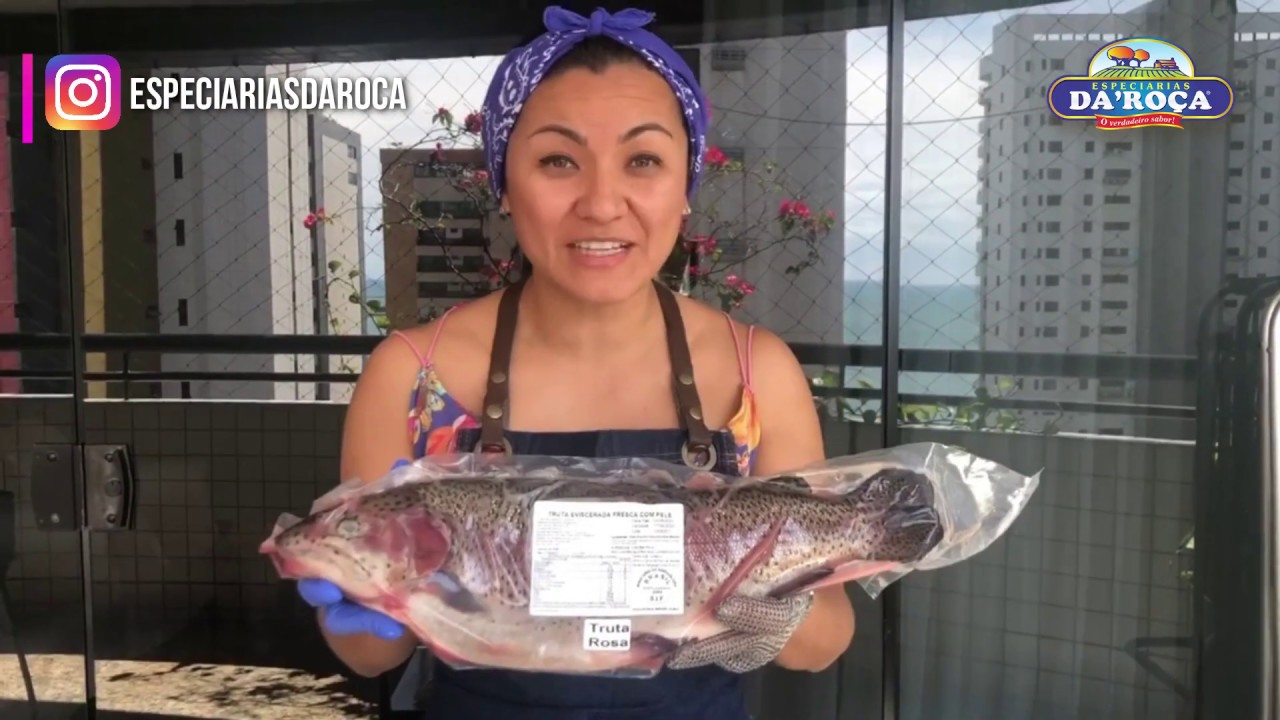 Vamos com uma receita da Truta Salmonada na Brasa, feita pela Japa Da Ostra
