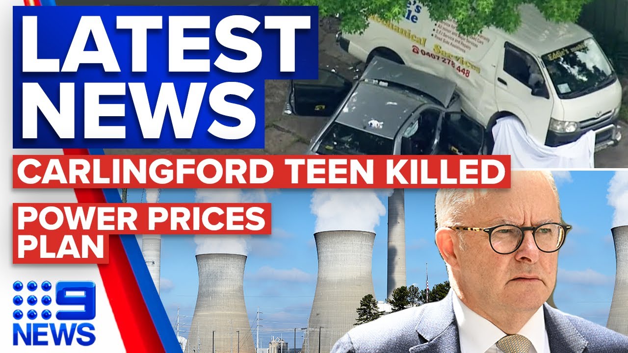 Teen killed after being hit by elderly driver, government to tackle power prices | 9 News Australia
