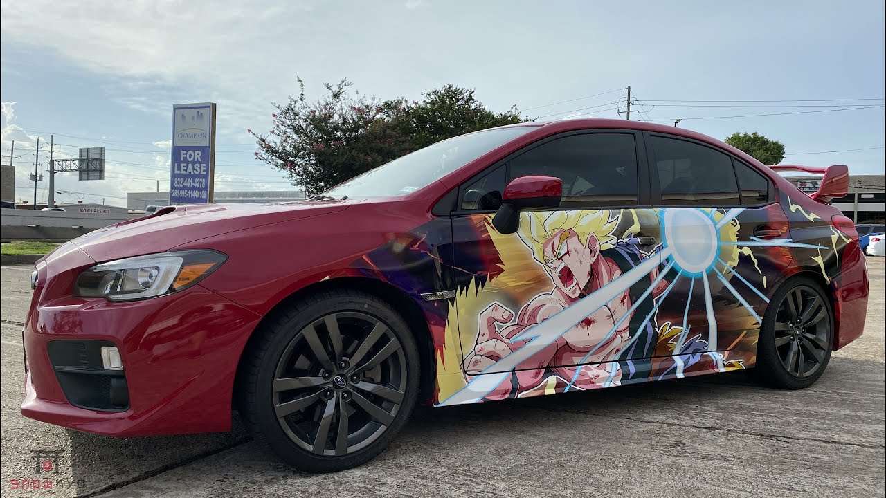 Dragon Ball Z Car Wrap!