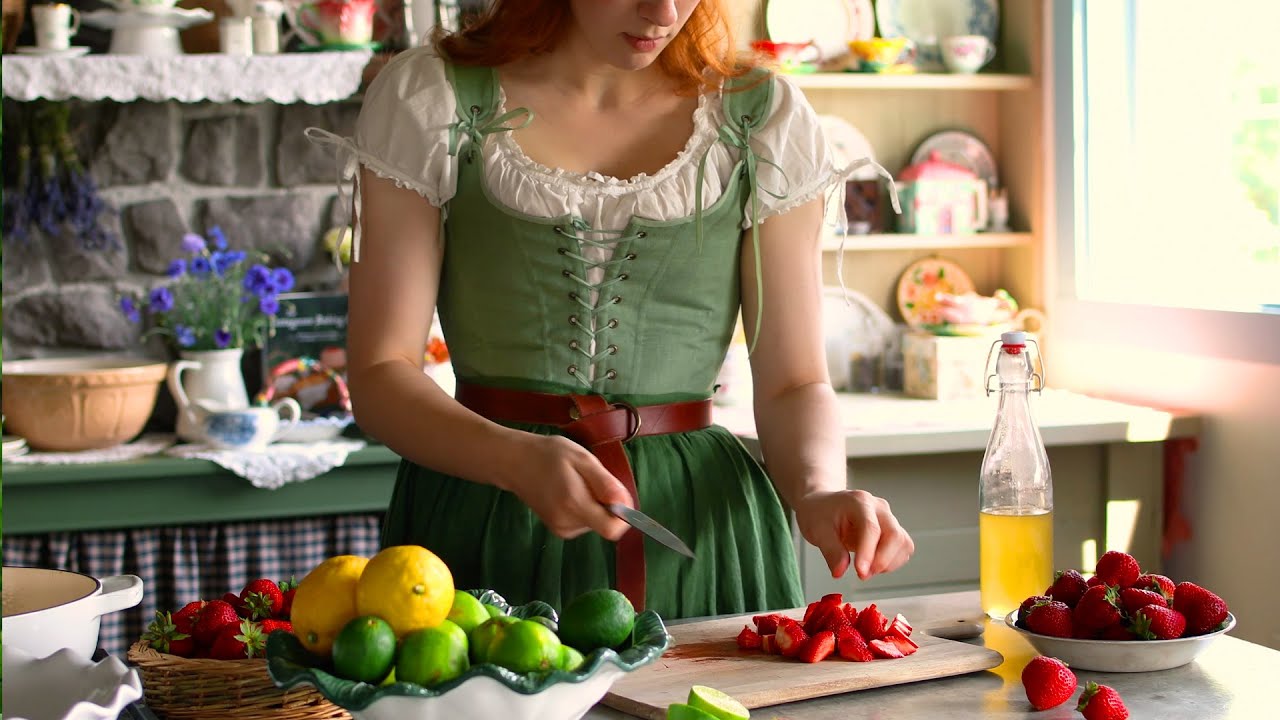 Strawberries, The Beauty of Summer: Delicious Strawberry Recipes in My Cozy Kitchen ASMR Cooking